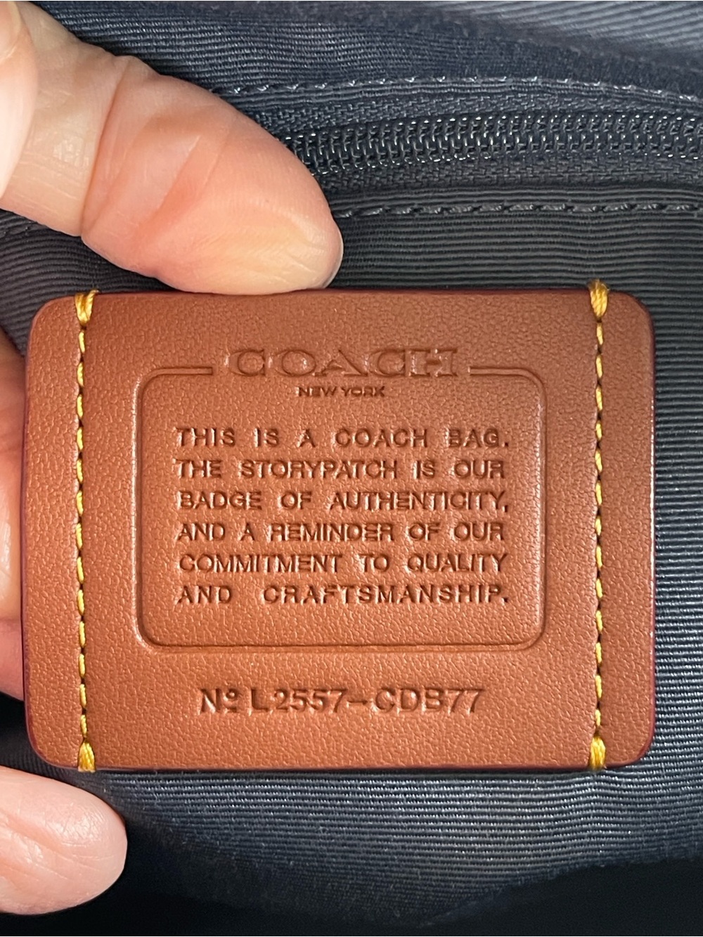 NWOT Coach Rowan Satchel in Denim Embroidery with Matching NWT Wristlet - Picture 9 of 11